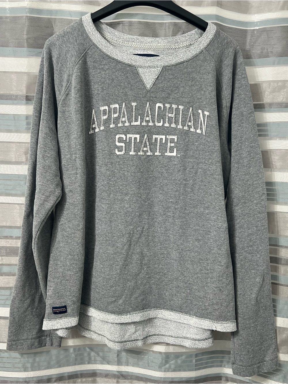 JanSport Appalachian State Mountaineers Women’s Gray Crewneck Sweatshirt